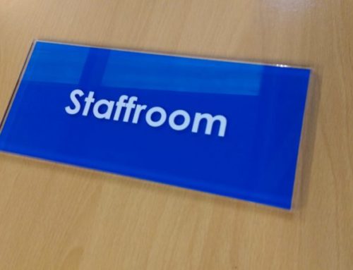 Glass Effect Door signs – Montomery School