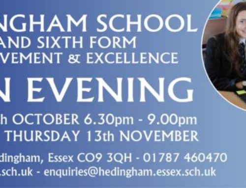 Hedingham School banner