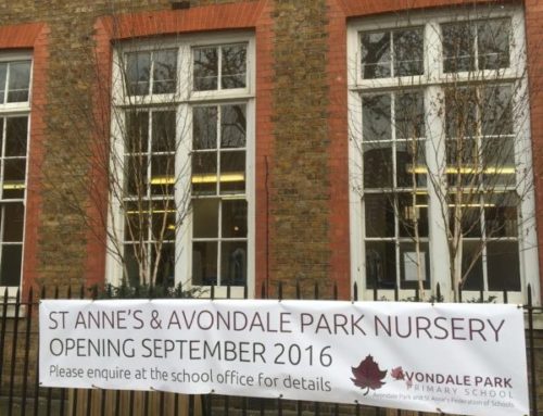 Avondale school banner